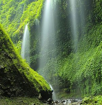 印尼美丽 ：Madakaripura 瀑布