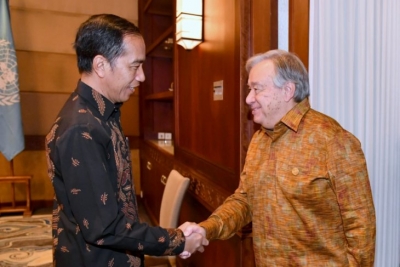 联合国秘书长称赞印尼处理灾害的方式