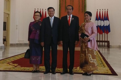 印尼与老挝协议在投资，国防，安全和文化社会合作