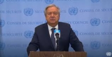 Le secrétaire général de l&#039;ONU appelle à une contribution mondiale à la solution à deux États